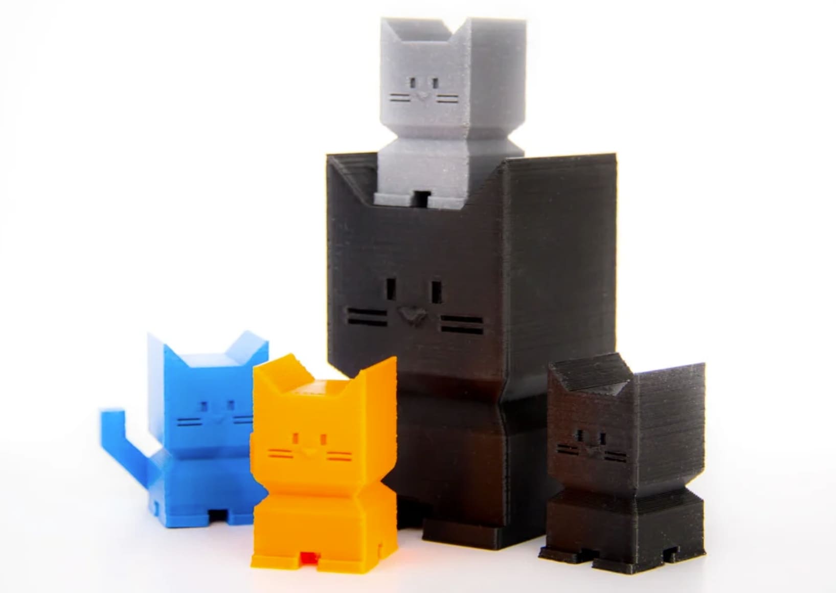 3d printer torture test 3d model_cali cat